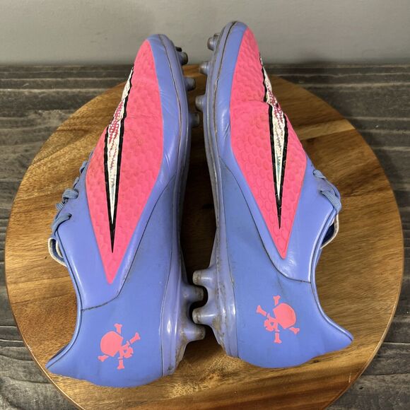 Nike Hypervenom Phelon FG Womens Size 10 Soccer Cleats Blue Pink 599077-641 - Picture 6 of 8
